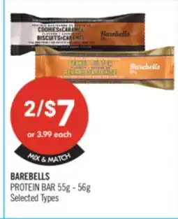 Shoppers Drug Mart BAREBELLS PROTEIN BAR offer