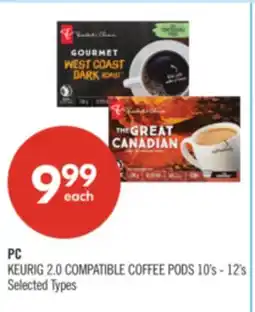 Shoppers Drug Mart KEURIG 2.0 COMPATIBLE COFFEE PODS 10's - 12's offer