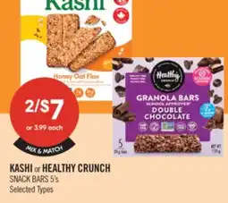 Shoppers Drug Mart KASHI or HEALTHY CRUNCH SNACK BARS offer