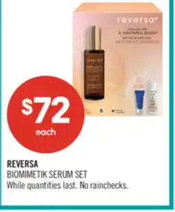 Shoppers Drug Mart REVERSA BIOMIMETIK SERUM SET offer