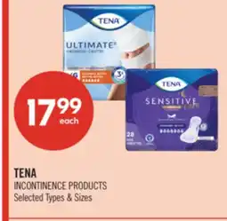 Shoppers Drug Mart TENA INCONTINENCE PRODUCTS offer