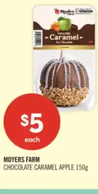 Shoppers Drug Mart MOYERS FARM CHOCOLATE CARAMEL APPLE offer