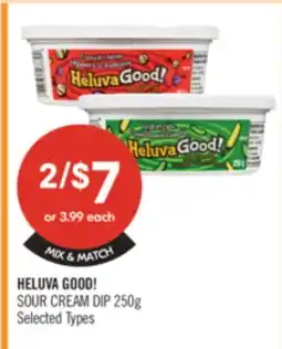 Shoppers Drug Mart HELUVA GOOD! SOUR CREAM DIP offer
