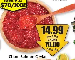 Starsky Chum Salmon Caviar offer