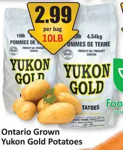 Starsky Ontario Grown Yukon Gold Potatoes offer