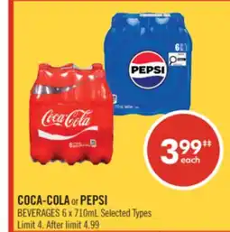 Shoppers Drug Mart COCA-COLA or PEPSI BEVERAGES offer