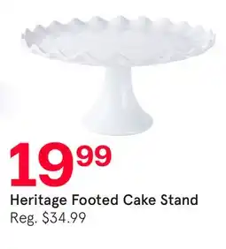 Kitchen Stuff Plus Heritage Footed Cake Stand offer