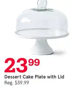 Kitchen Stuff Plus Dessert Cake Plate with Lid offer