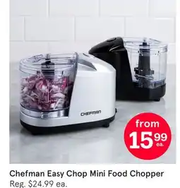 Kitchen Stuff Plus Chefman Easy Chop Mini Food Chopper offer