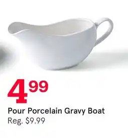 Kitchen Stuff Plus Porcelain Gravy Boat offer