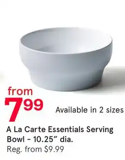Kitchen Stuff Plus A La Carte Essentials Serving Bowl - 10.25 dia offer