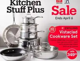 Kitchen Stuff Plus Vistaclad Cookware Set offer