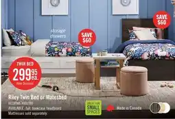 The Brick Riley Twin Bed or Matesbed offer