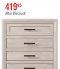 The Brick Lark Bedroom Chest of Drawers, 5-Drawer, 35W x 47H - Rustic White offer