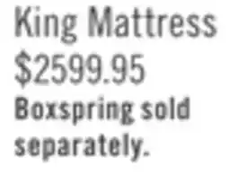 The Brick Tempur-Pedic TEMPUR Support Firm King Mattress offer