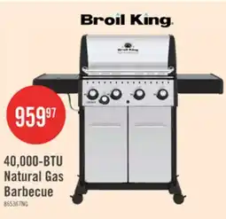 The Brick Broil King Crown S 440 Natural Gas Grill with Side Burner in Stainless Steel - 865367 offer