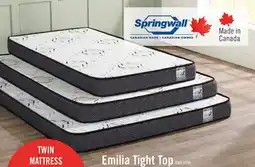 The Brick Springwall Emilia Tight Top Twin Mattress offer