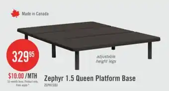 The Brick Zephyr 1.5 Queen Platform Base offer