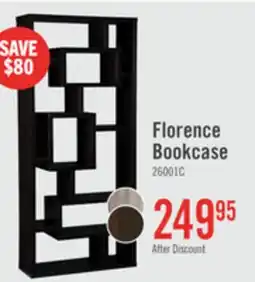 The Brick Florence 32 Open Bookcase - Espresso offer