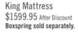 The Brick Beautyrest Black Hotel Royal Suite Euro Pillowtop Plush King Mattress offer