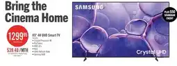 The Brick SAMSUNG 85 U8000 Crystal 4K UHD Smart Tizen OS TV (UN85U8000FFXZC) - 2025 Model offer