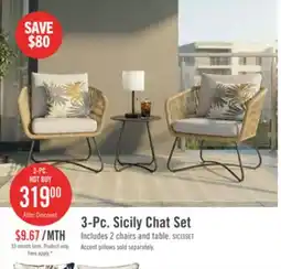 The Brick Sicily 3-Piece Patio Set offer