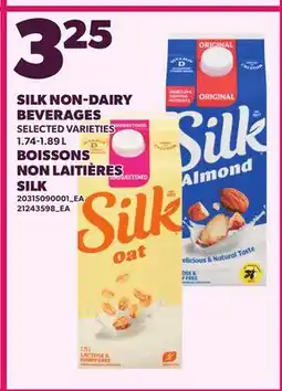Independent City Market SILK NON-DAIRY BEVERAGES offer