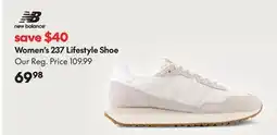 Sport Chek NEW BALANCE WOMEN'S 237 LIFESTYLE SHOE offer