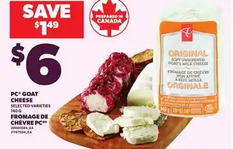 Independent City Market PC GOAT CHEESE offer