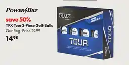 Sport Chek POWERBILT TPX 3-PIECE GOLF BALLS offer