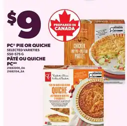 Independent City Market PC PIE OR QUICHE offer