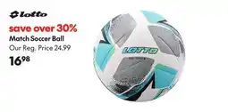 Sport Chek LOTTO MATCH SOCCER BALL offer