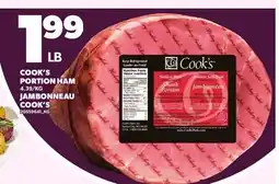 Independent City Market COOK'S PORTION HAM offer