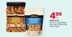 Rexall NOSH & CO. Peanuts 525g-550g or Nut Mixes 200g-250g offer