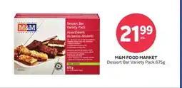 Rexall M&M FOOD MARKET Dessert Bar Variety Pack offer