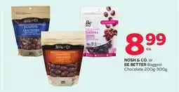 Rexall NOSH & CO. or BE BETTER Bagged Chocolate offer