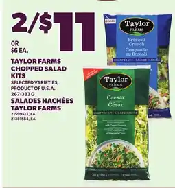Independent City Market TAYLOR FARMS CHOPPED SALAD KITS offer