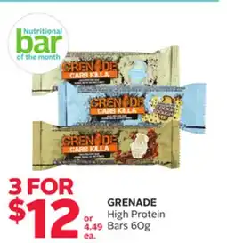 Rexall GRENADE High Protein Bars offer