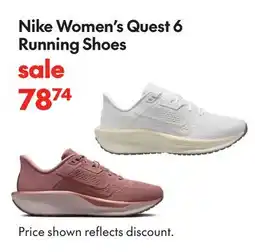 Sport Chek NIKE WOMEN'S QUEST 6 RUNNING SHOES offer