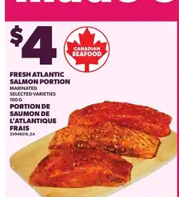 Independent City Market FRESH ATLANTIC SALMON PORTION offer