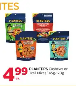 Rexall PLANTERS Cashews or Trail Mixes offer