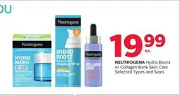 Rexall NEUTROGENA Hydro Boost or Collagen Bank Skin Care offer