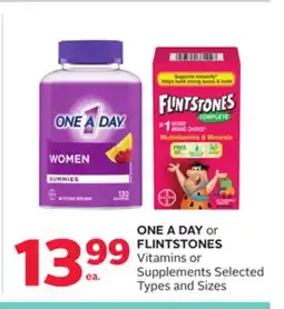 Rexall ONE A DAY or FLINTSTONES Vitamins or Supplements offer