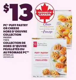 Independent City Market PC PUFF PASTRY OR CHEESE HORS D'OEUVRE COLLECTION offer