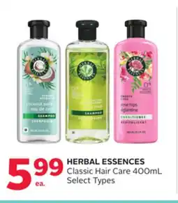 Rexall HERBAL ESSENCES Classic Hair Care offer