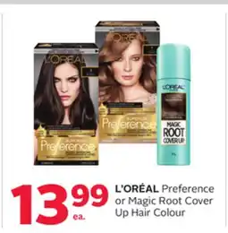 Rexall L'ORÉAL Preference or Magic Root Cover Up Hair Colour offer