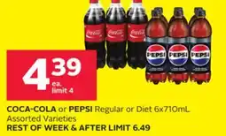 Rexall COCA-COLA or PEPSI Regular or Diet offer