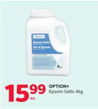 Rexall OPTION + Epsom Salts offer