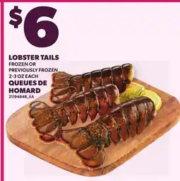 Independent City Market LOBSTER TAILS, 2-3 OZ EACH offer