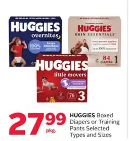 Rexall HUGGIES Boxed Diapers or Training Pants offer